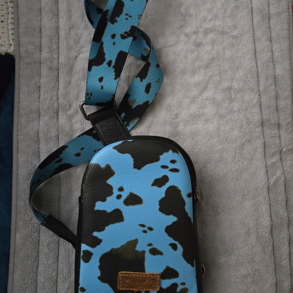 Wrangler Blue and Black Crossbody Bag
